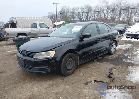 2013 Volkswagen Jetta 2.0L S из США, поврежденный, VIN 3VW2K7AJ4DM209504
